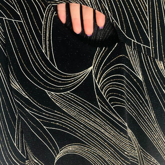 All Eyes on YOU in this Snap-Little, Black Sparkling Party Dress, Size Large. - Picture 8 of 8